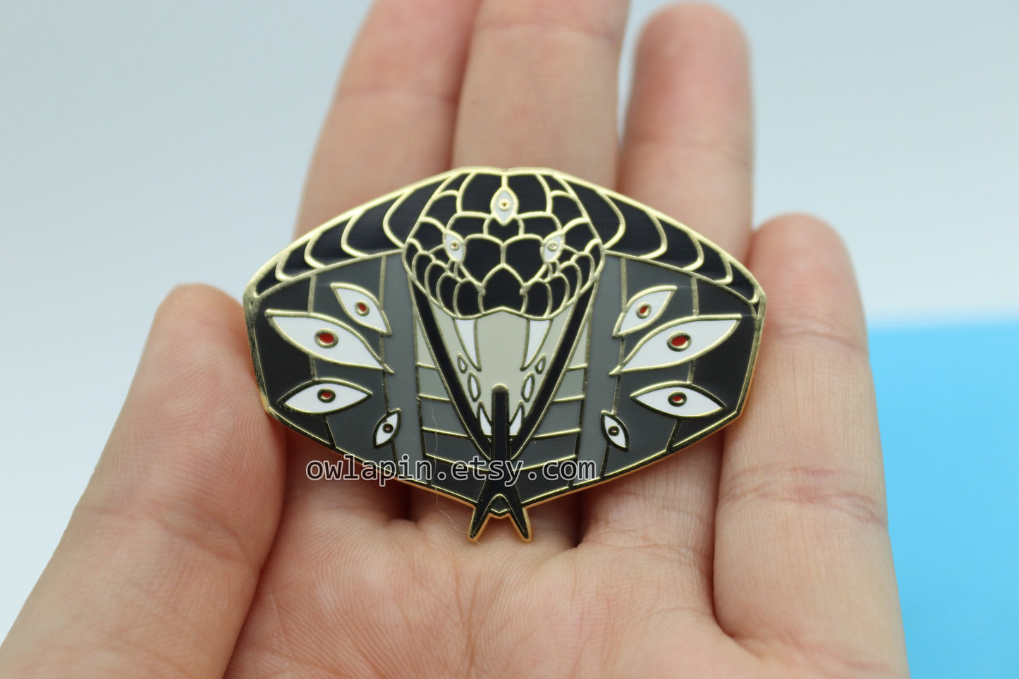 Cobra Snake Enamel Pin