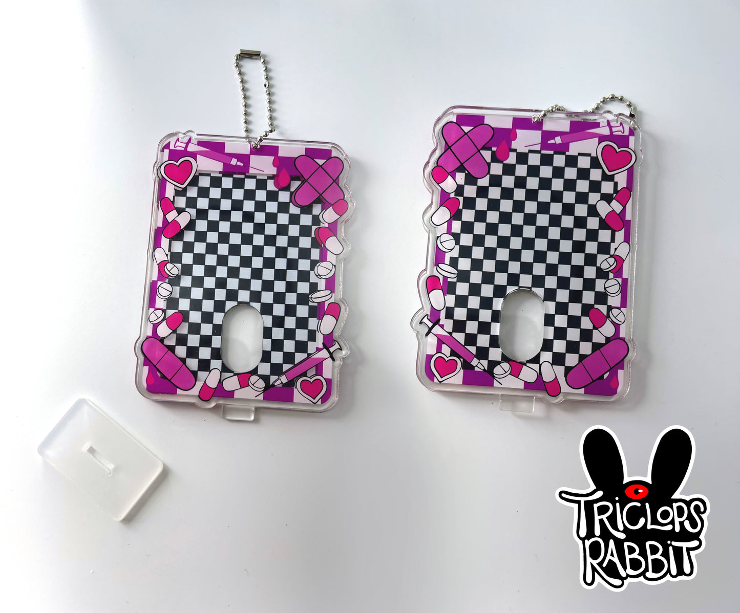 Cute Medical Photo Card Holder Keychain Standee