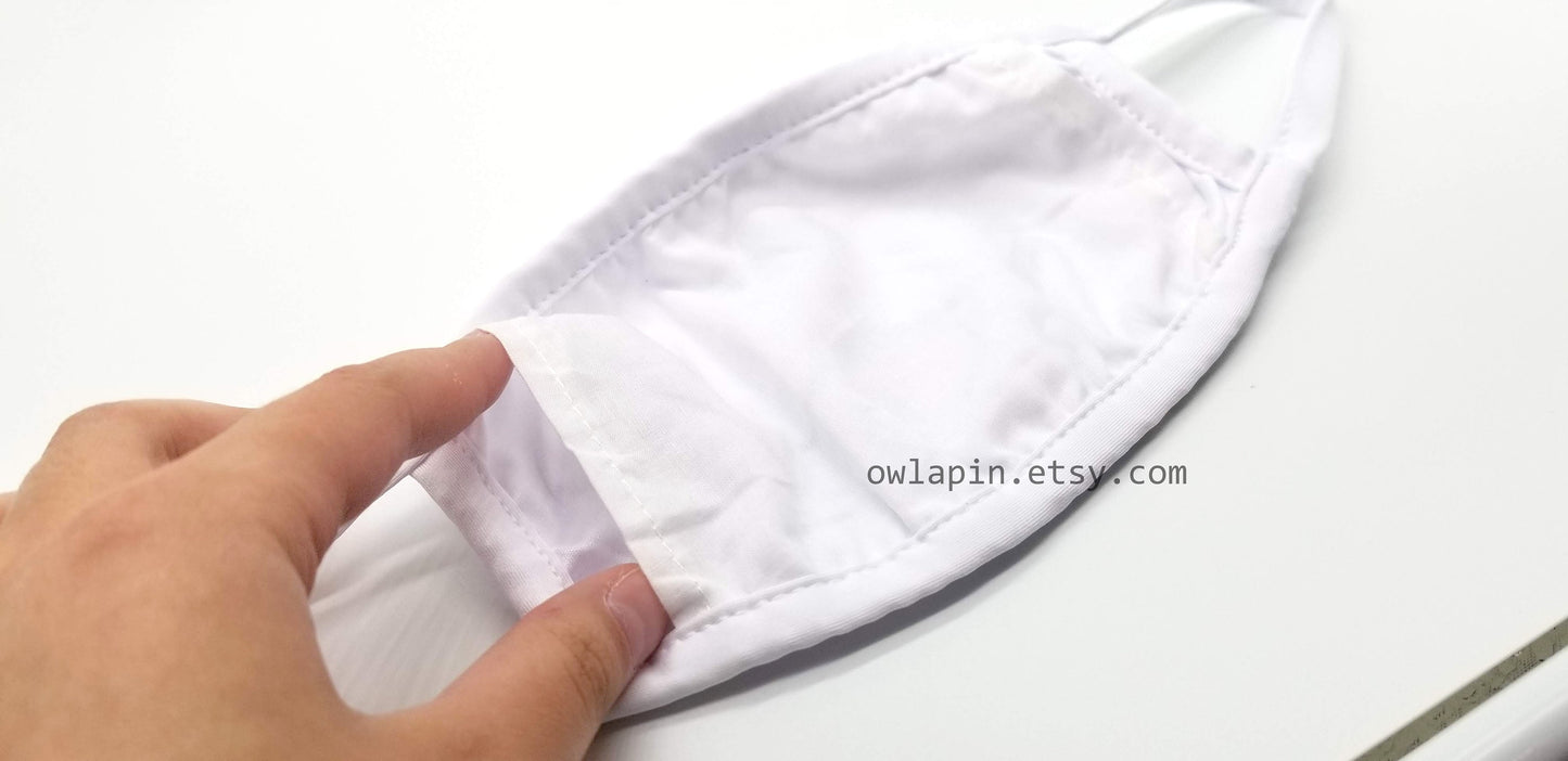 Cute Dog Animal Crossing Dust Face Mask With Filter Pocket