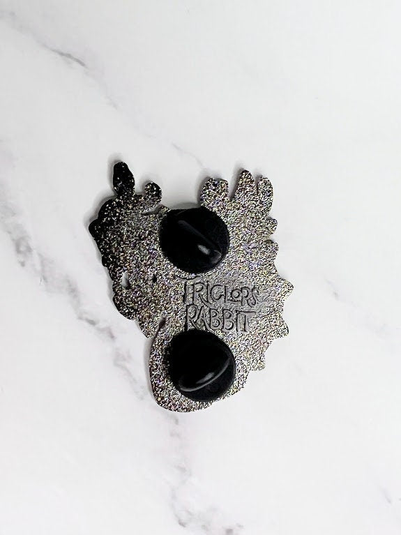 Slain Dragon Head Enamel Pin