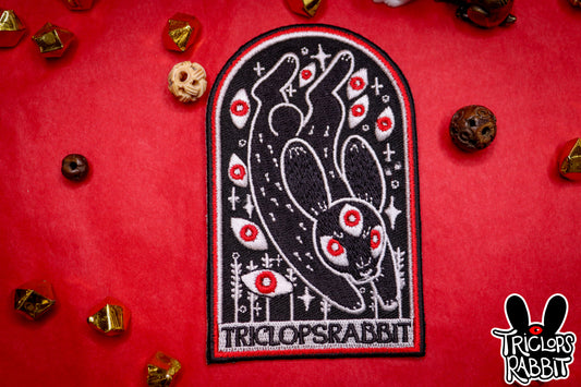Triclops Rabbit Iron-On Patch