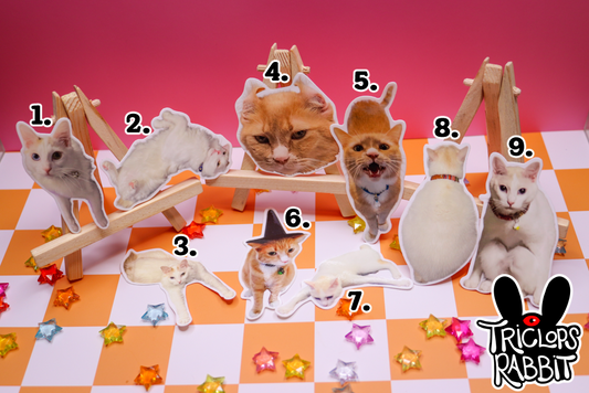 Speedbump - Horseradish - Turnip - Cat Sticker Sets