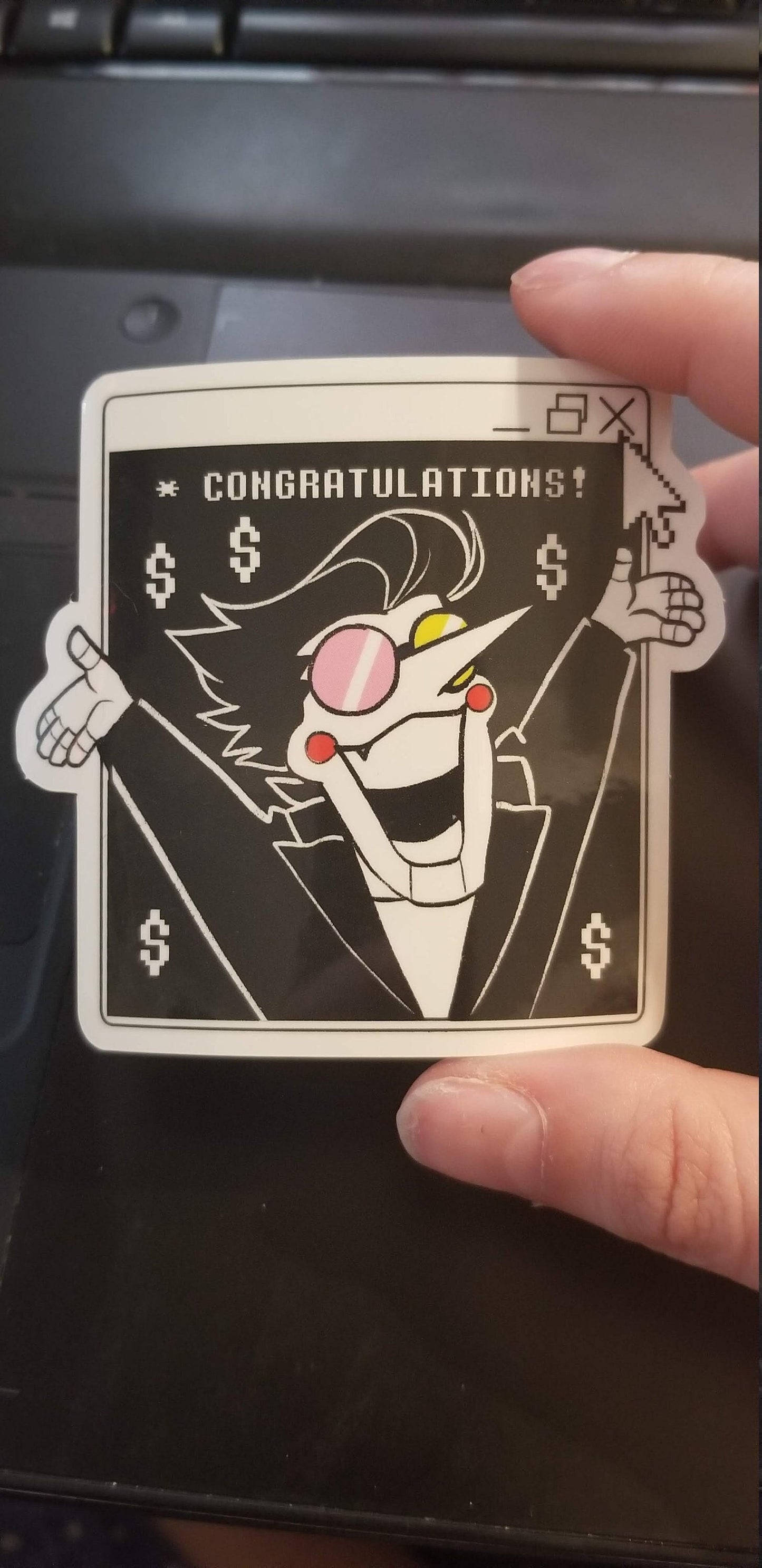 Spamton Vinyl Sticker