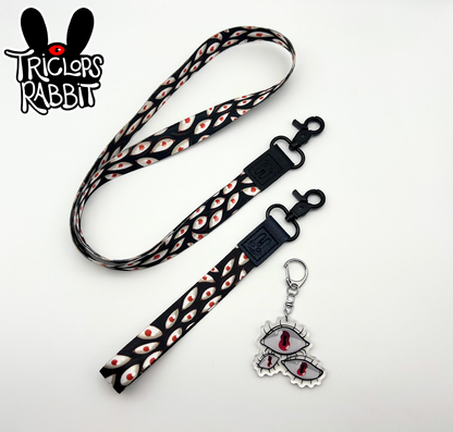 Neck and Wrist Lanyards with Keychain