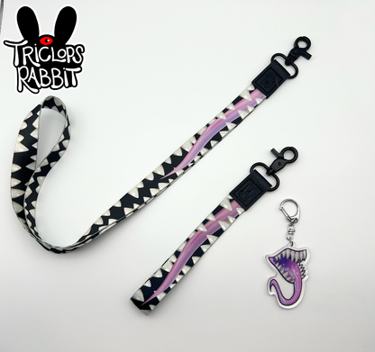 Neck and Wrist Lanyards with Keychain