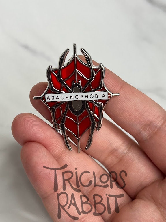 Arachnophobia Spider Enamel Pin