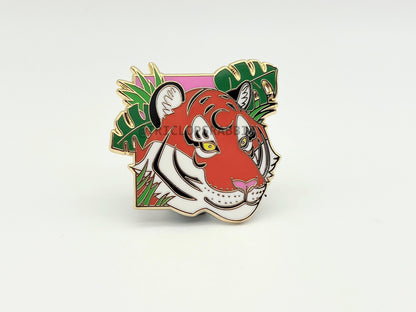 Moon Tiger Enamel Pin