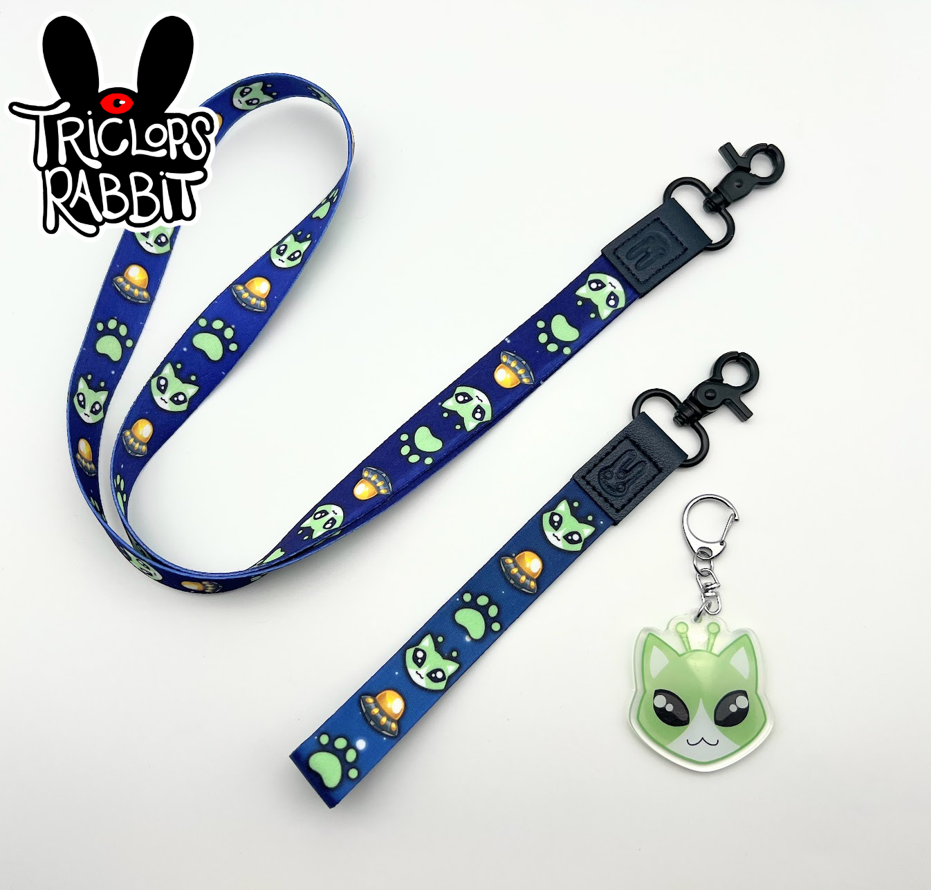 Neck and Wrist Lanyards with Keychain