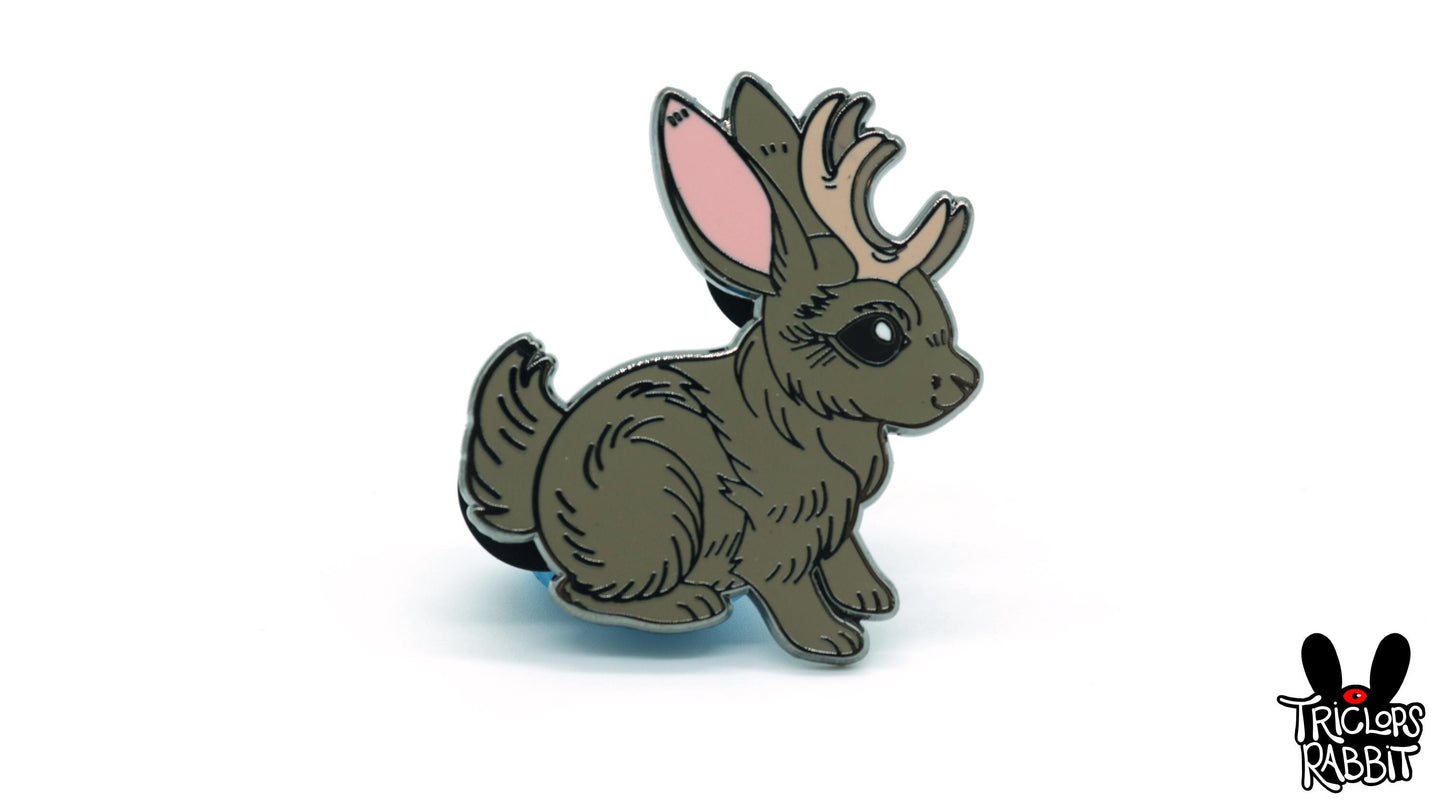 Cute Jackalope Pin