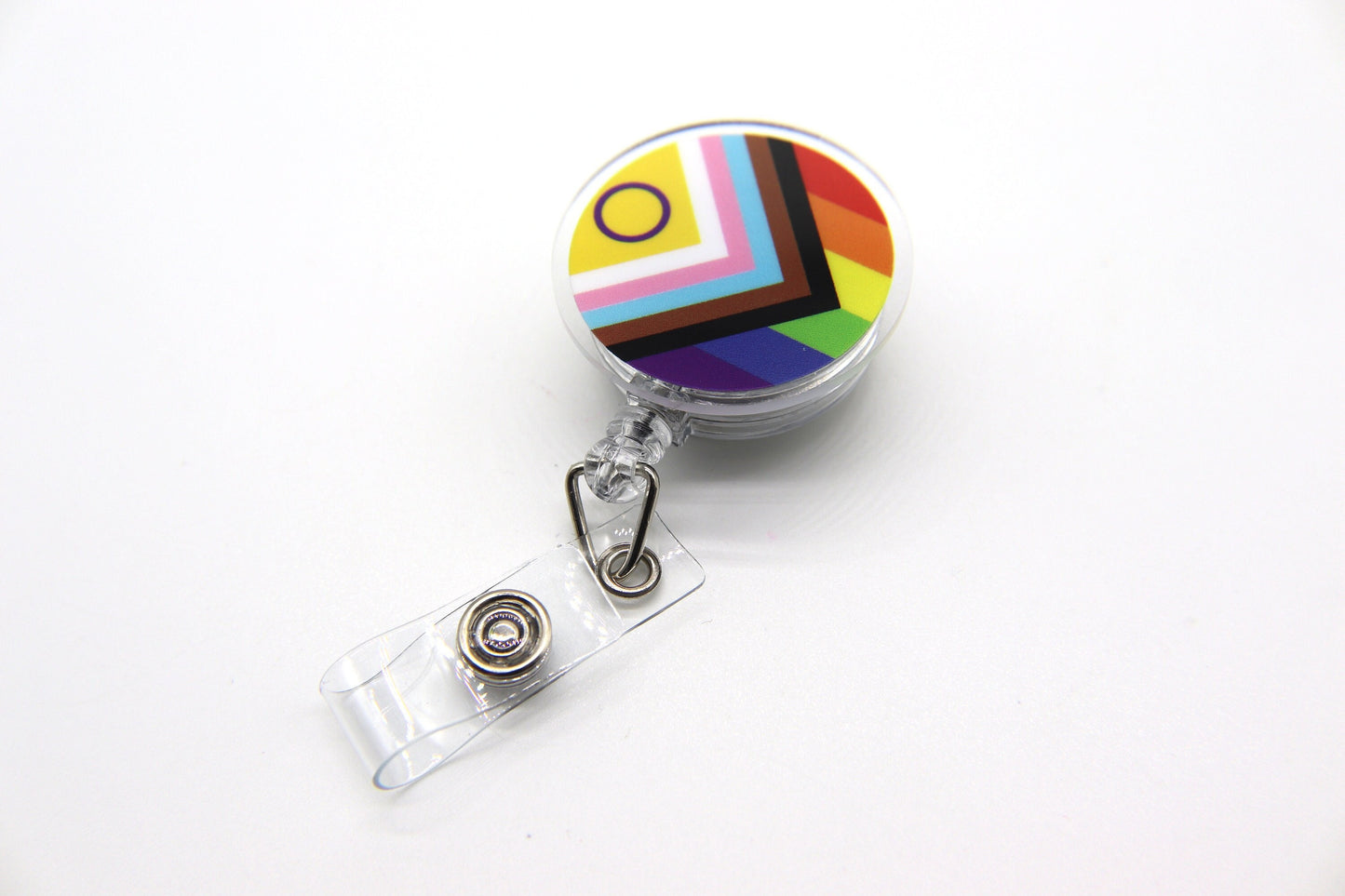 Pride Flag Retractable Badge Reel