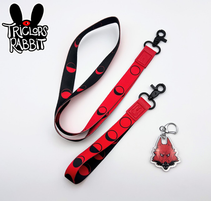 Neck and Wrist Lanyards with Keychain