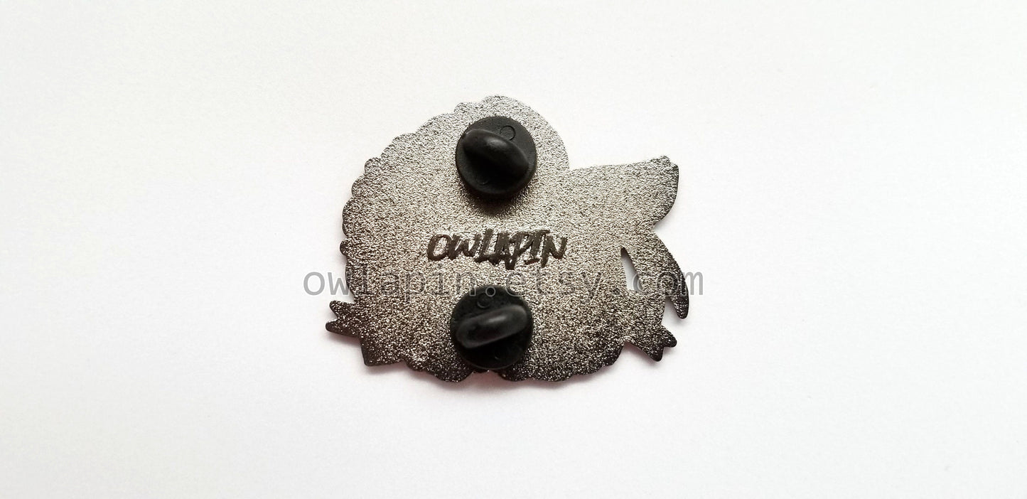 Fight Me! Betta Siamese Fighting Fish Hard Enamel Pin 2 inch