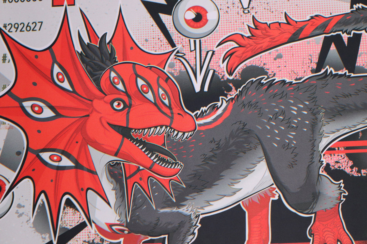 Dilophosaurus Desk Mat