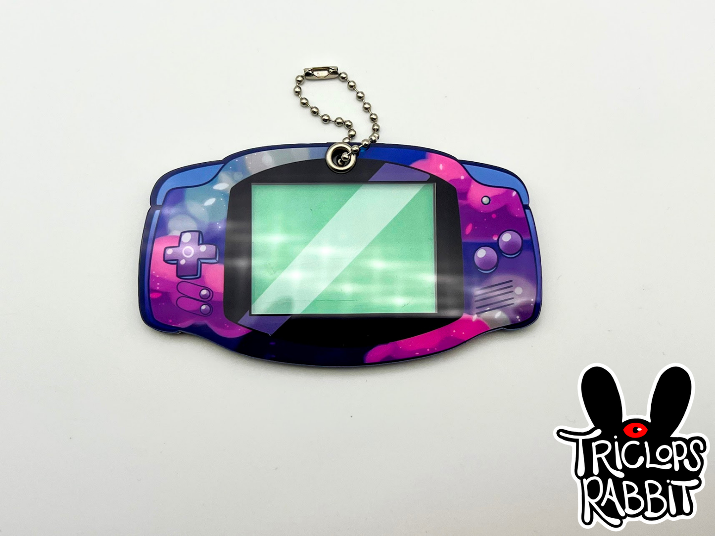 GBA Photo Frame Keychain