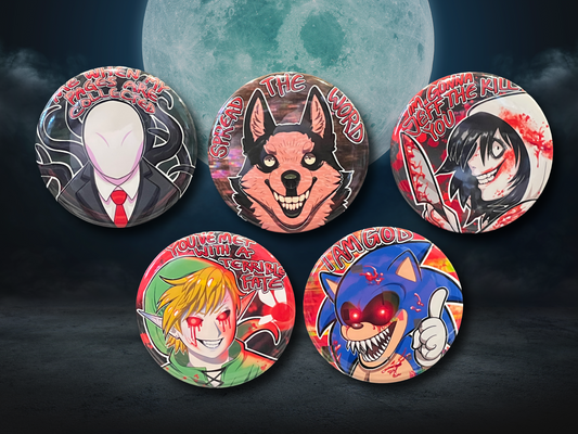 Creepypastas 3" Button