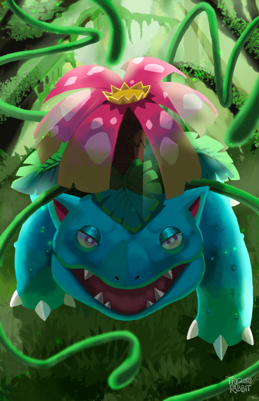 Nondescript Grass Frog Art Print