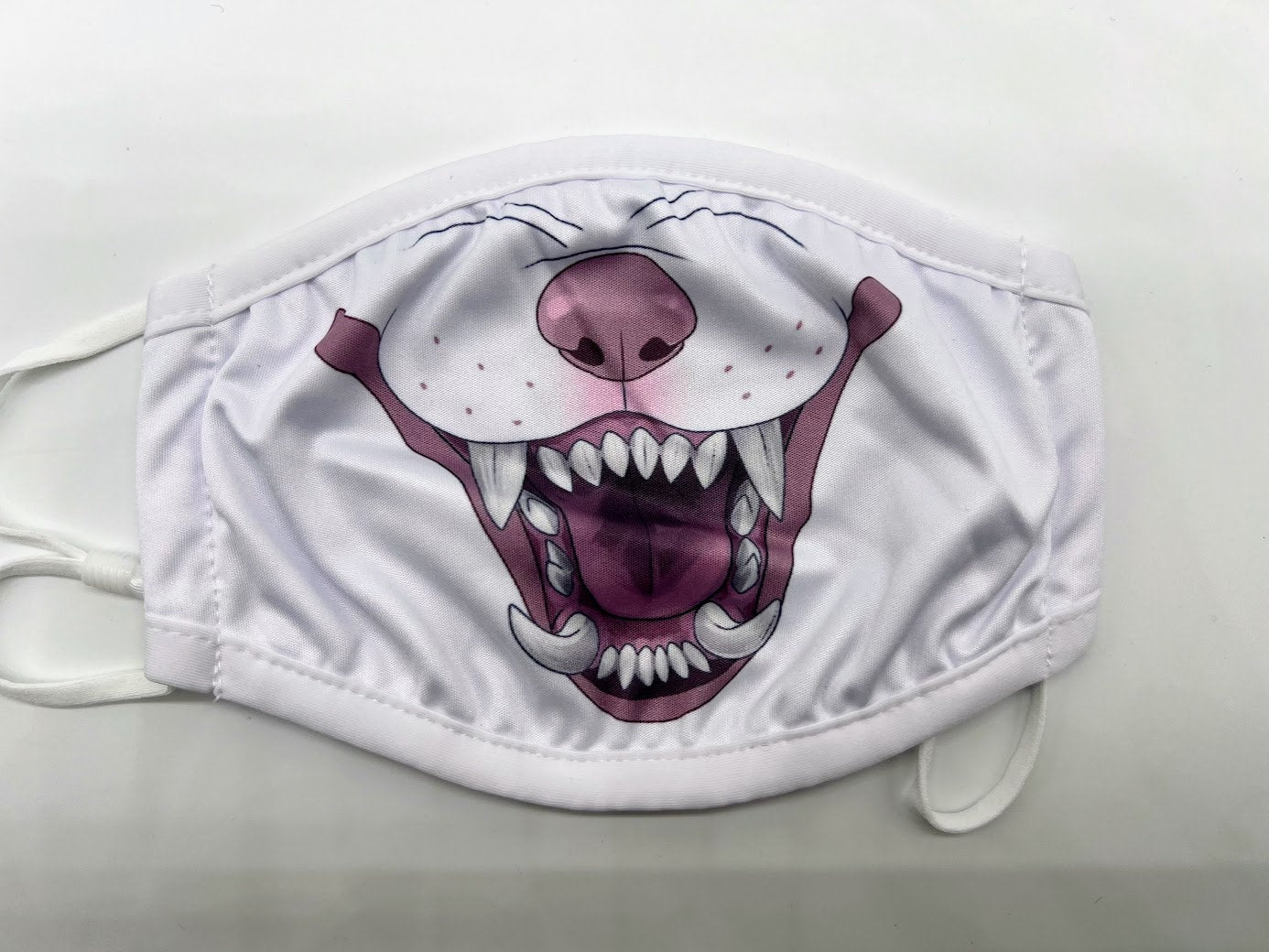 Wolf Animal Dust Face Mask With Filter Pocket