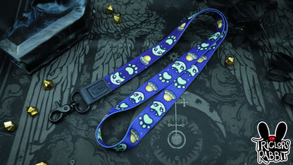 Alien Cat Wrist/Neck Lanyard and Keychain