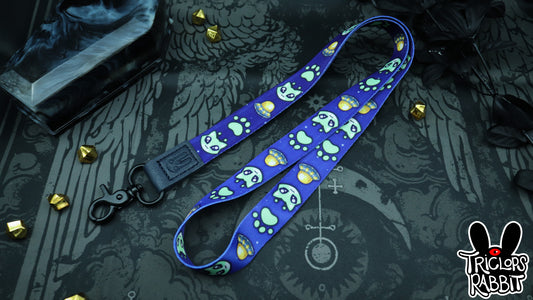 Alien Cat Wrist/Neck Lanyard and Keychain