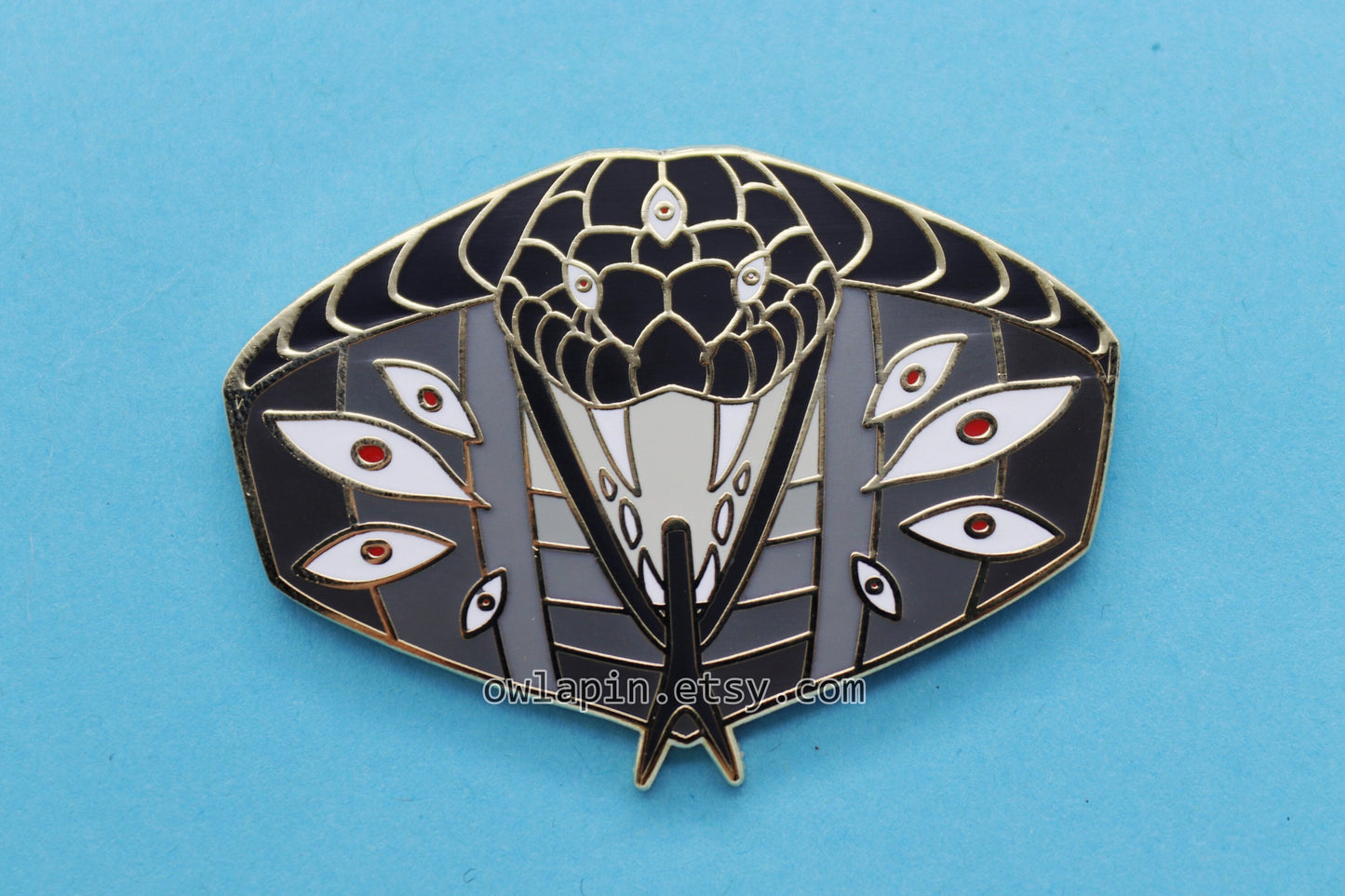 Cobra Snake Enamel Pin