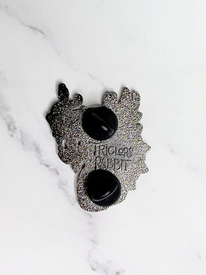 Slain Dragon Head Enamel Pin