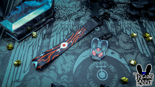 Triclops Rabbit Wrist/Neck Lanyard and Keychain