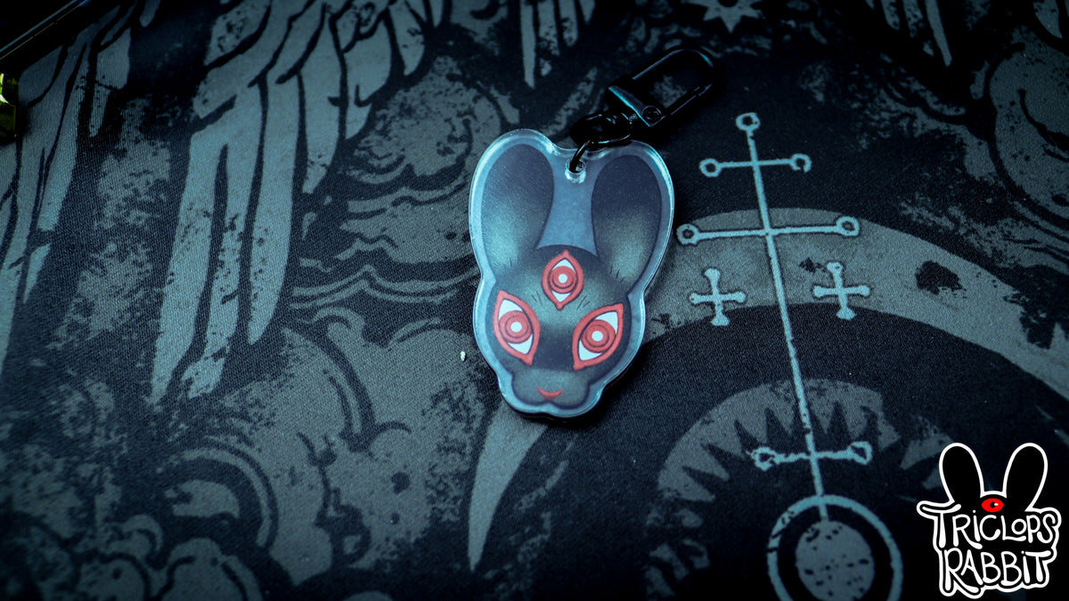 Triclops Rabbit Wrist/Neck Lanyard and Keychain
