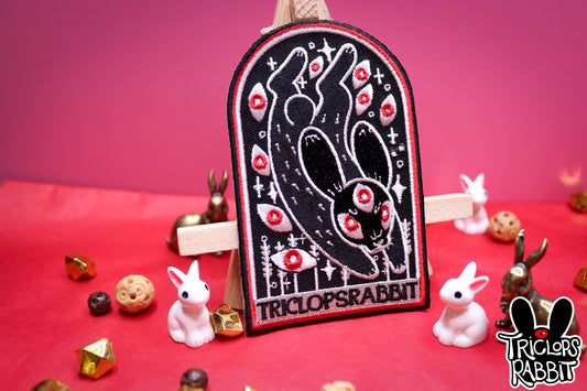 Triclops Rabbit Iron-On Patch
