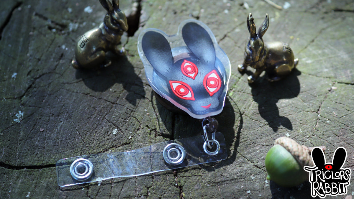 Triclops Rabbit Retractable Badge Reel