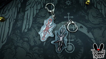 Barbed Wire Wrist/Neck Lanyard and Keychain