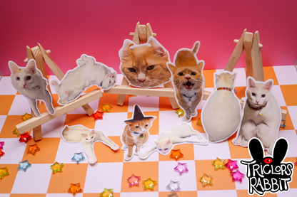 Speedbump - Horseradish - Turnip - Cat Sticker Sets