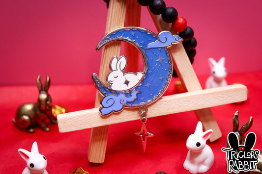 Lunar Moon Bunny Enamel Pin