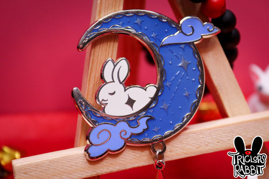 Lunar Moon Bunny Enamel Pin