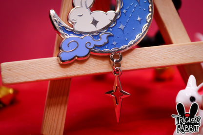 Lunar Moon Bunny Enamel Pin