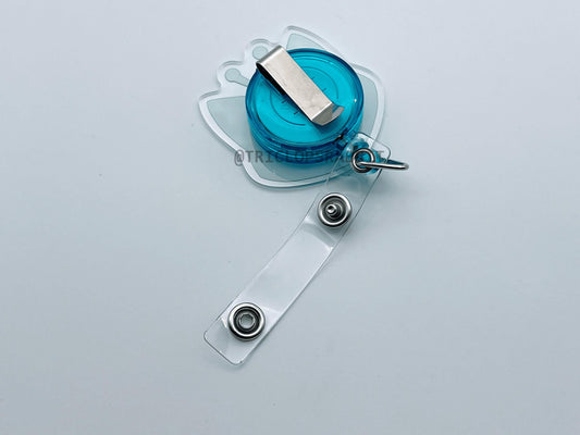 Alien Cat Retractable Badge Reel