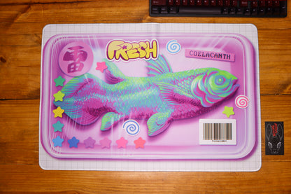 Coelacanth Fish Desk Mat