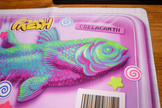 Coelacanth Fish Desk Mat