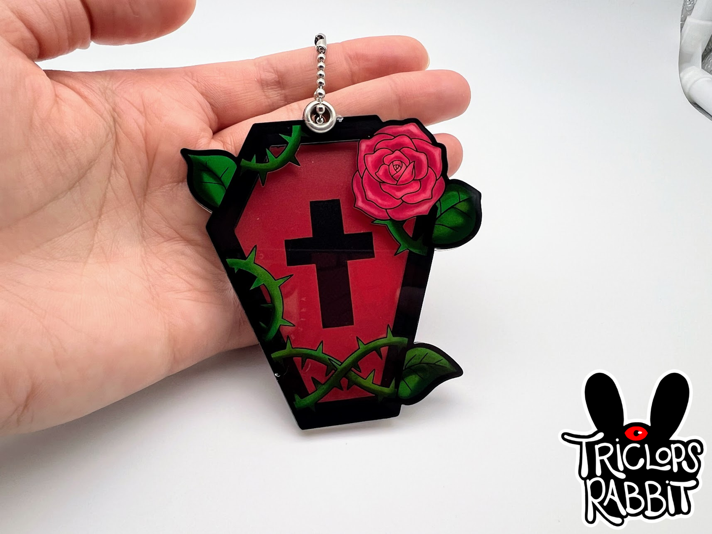 Coffin Photo Frame Keychain