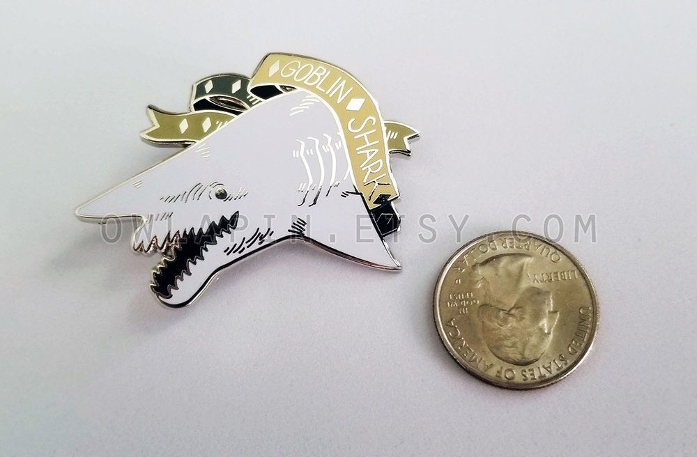 Goblin Shark Enamel Pin