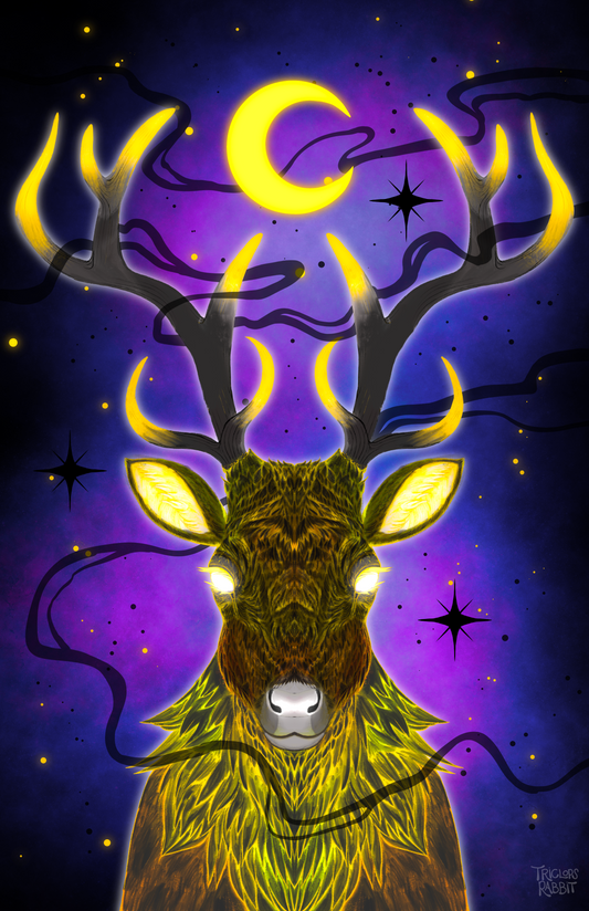 Deer Art Print
