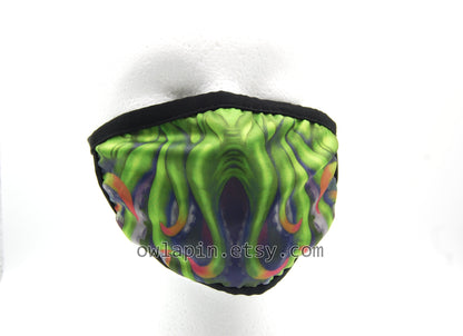 Cthulhu Tentacle Monster Dust Face Mask With Filter Pocket