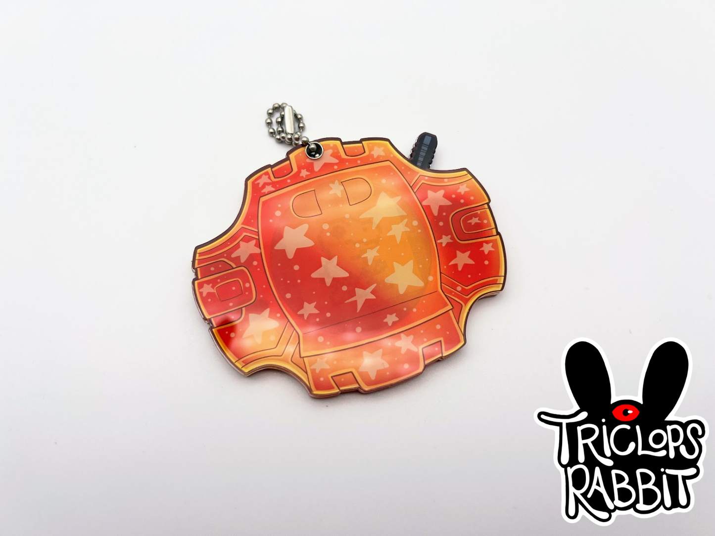 Digital Monster Device Photo Frame Keychain