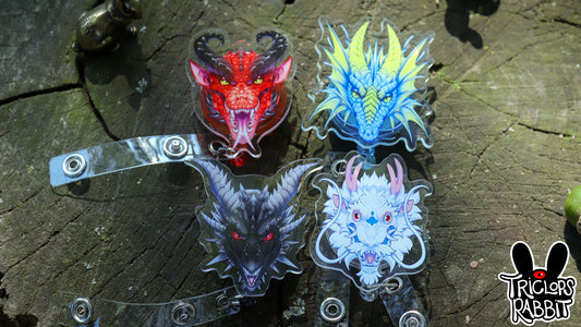 Dragon Retractable Badge Reel
