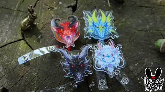 Dragon Retractable Badge Reel