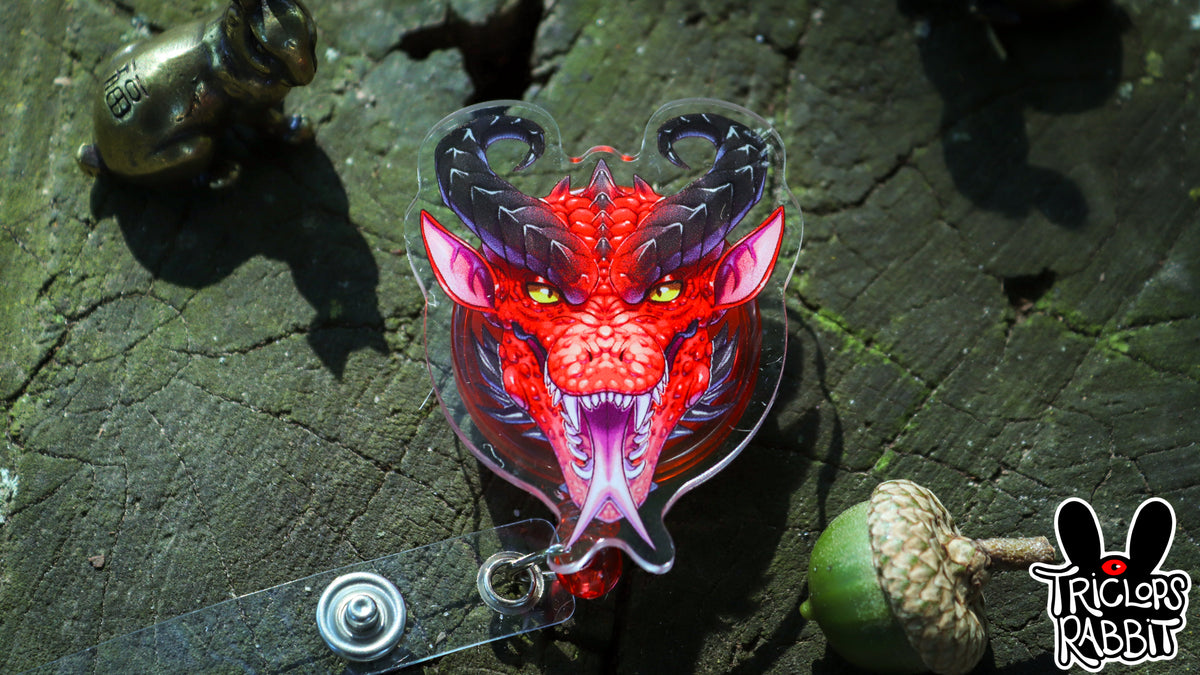 Dragon Retractable Badge Reel