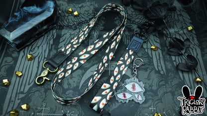 Eyes Wrist/Neck Lanyard and Keychain