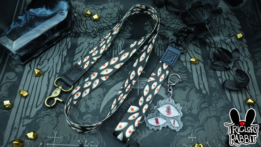 Eyes Wrist/Neck Lanyard and Keychain