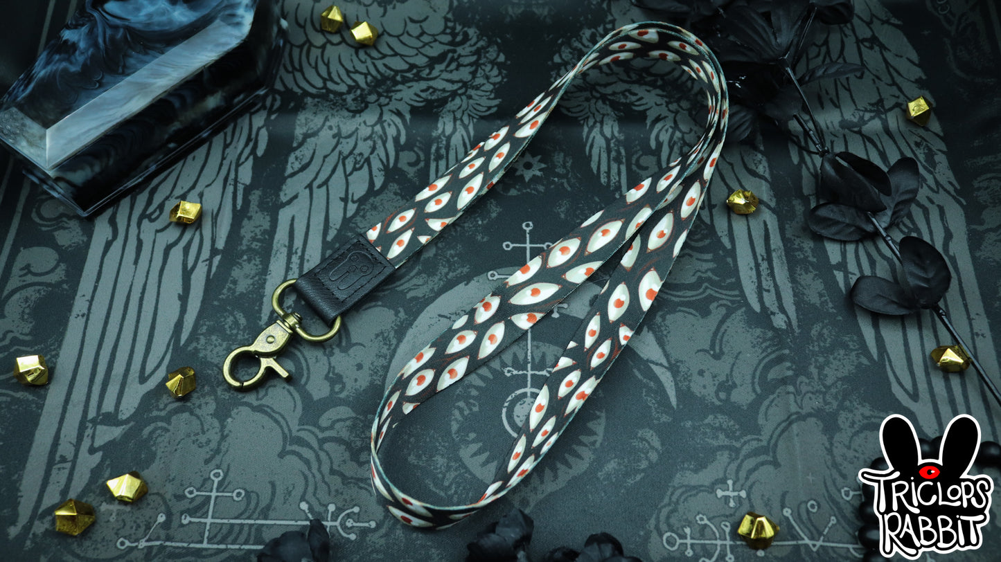 Eyes Wrist/Neck Lanyard and Keychain