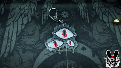 Eyes Wrist/Neck Lanyard and Keychain