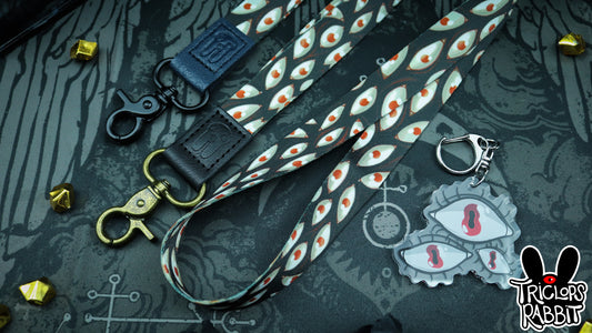 Eyes Wrist/Neck Lanyard and Keychain